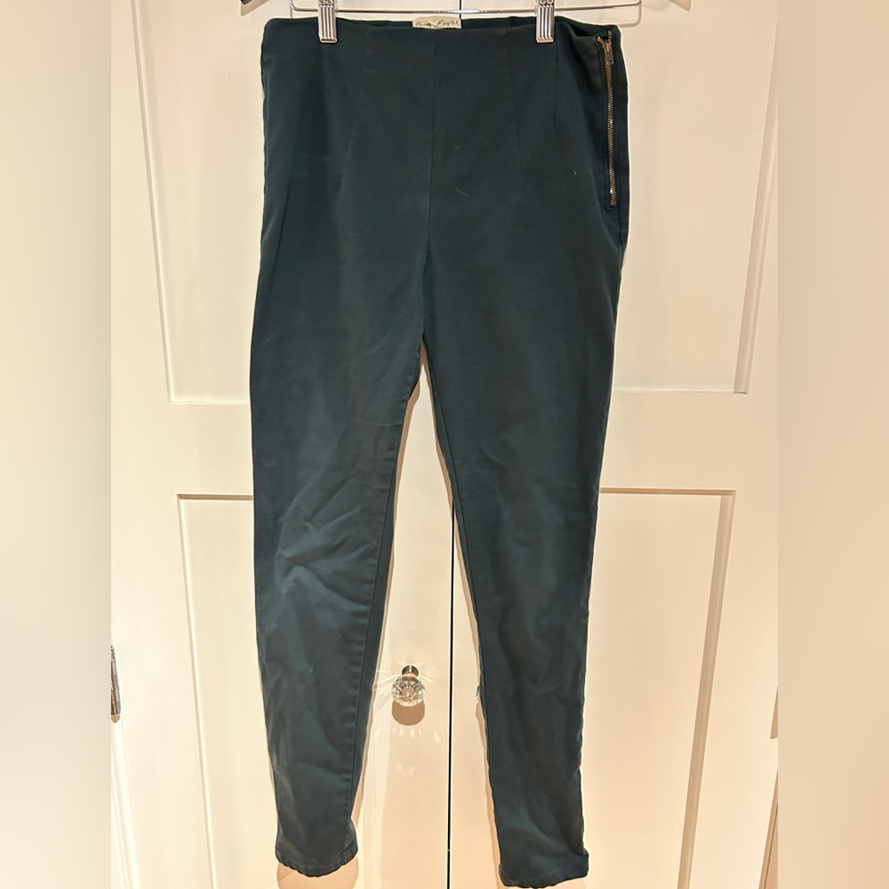 Forest green skinny pants